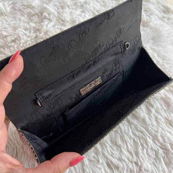 Whiting & Davis Silver  and Crystal Evening Clutch Celestial‎ Bling - Picture 5 of 9